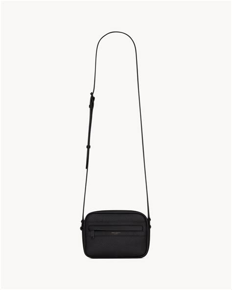 little ysl camera rossa bag|Camp small camera bag in grained leather .